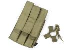 G TMC Tri Mag Pouch for Kriss Vector GBB SMG ( Khaki )